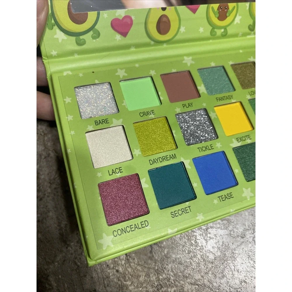Avocado Eyeshadow Palette‎ Medecoo Bold Glitter Shimmer Greens & More!